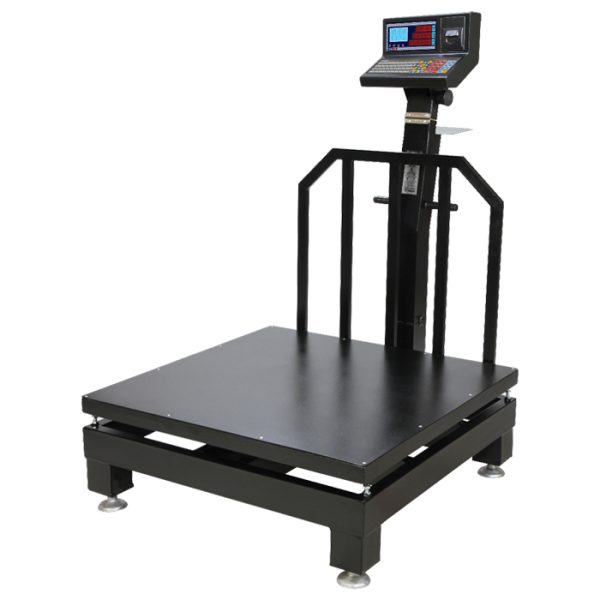 باسکول صنعتی محک ۱٫۵ تن مدل 13000 PLUS چاپگردار با سینی گالوانیزه 100×100